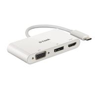 D-link dub-v310 - adaptateur vidéo - displayport / hdmi / vga - 11 cm