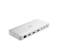 D-Link Station d'accueil DUF-901/E USB-C USB4 8K/4K 100W PD Ethernet 2.5GbE Gris verrou Kensington