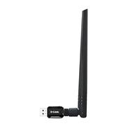 D-Link DWA-137 Adaptateur Wi-FI USB N300 à Gain élevé, USB 2.0, antenne détachable à Gain élevé, WPS, Compatible avec Windows, MacOS et Linux, Ultra Portable.