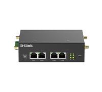 D-Link DWM-314-G Modem routeur Industriel 5G VPN M2M, NR Robuste, Double SIM, passerelle IoT, Surveillance à Distance, SA, NSA, 4G LTE Cat 19, 4 Ports GbE, Client OpenVPN/WireGuard, 9-36 V CC