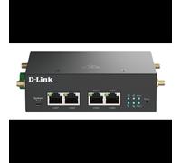 D-Link DWM-314-GP/B Modem Routeur 4 ports RJ45 (2 PoE) IEEE 802.3at, Antenne Externe, DC 48-57V, Température -30°C à 70°C, 131x99x40 mm Noir
