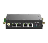 D-Link DWM-530-T - Routeur sans fil - WWAN SNMP, SNMP v2c, SNMP v3 2,4 Ghz - 4G, 3G - Montage sur rail DIN