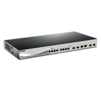 D-Link DXS 1210-12TC - Commutateur - intelligent - 8 x 10GBase-T + 2 x combo 10 Gigabit SFP+/RJ-45 + 2 x SFP+ - de bureau, Montable sur rack
