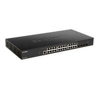 D-Link commutateur réseau géré DXS-1210-28T 10G (100/1000/10000) 1U Noir