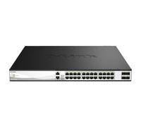 D-Link DXS 3130-28P - Commutateur - C3 - Géré - 24 x 1/2.5/5/10GBase-T (PoE++) + 4 x 10 Gigabit / 25 Gigabit SFP28 - Montable sur rack - PoE++ (790 W)