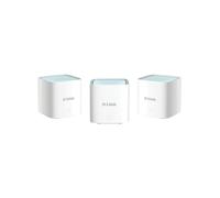 D-Link EAGLE PRO AI M15-3 : Système Mesh AX1500 Wi-Fi 6, Bi-bande 2.4/5 GHz, 4 antennes internes, MU-MIMO, OFDMA, WPA3, 1 port Gigabit LAN, 3 unités