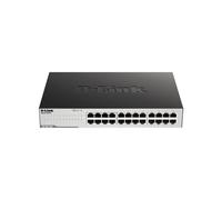 D-Link GO-SW-24G/E Switch Gigabit Ethernet L2 Non-Géré 24 Ports RJ45 10/100/1000, QoS, Boîtier Métal 1U, Capacité 48 Gbit/s, Jumbo Frames 9216