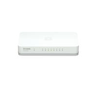 D-Link GO-SW-8G/E : Commutateur 8 Ports Gigabit Ethernet Non-Géré, 10/100/1000 Mbps, Full Duplex, 8000 Adresses MAC, 16 Gbit/s, Standards IEEE 802.3az/ab/u/x