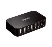 D-Link DUB-H7 USB 2.0 Type-B 480 Mbit/s Noir