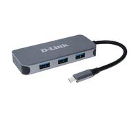 D-Link Hub USB-C 6-en-1 avec HDMI/Gigabit Ethernet/alimentation DUB-2335