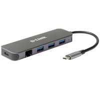 Hub Multiport USB-C® (USB 3.1) D-Link DUB-2334 5 ports anthracite
