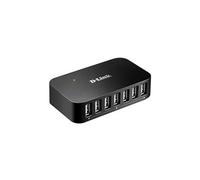 D-Link HUB USB Hub 7 ports USB 2.0- Idéal pour partager une connexion entre plusieurs périphériques USB (DUB-H7)