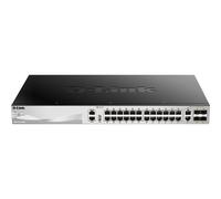 D-Link DGS 3130-30TS - Commutateur - L3 Lite - Géré - 24 x 10/100/1000 + 2 x 10 Gigabit Ethernet + 4 x 10 Gigabit SFP+ - de bureau Montable sur rack