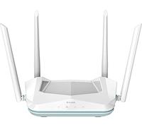 D-Link R15 Routeur Smart Eagle Pro IA WiFi AX1500, Gigabit, Optimiseur de trafic, contrôle Parental IA, MU-MIMO, 1024 QAM, OFDMA, WPA3, D-Link Wi-FI Mesh. Fonctionne avec Alexa/Google Assistant.