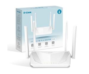 D-Link S15/E Routeur Wi-FI 6 AX1500 Gigabit Double Bande | Jusqu'à 1,5 Gbit/s, Sécurité WPA3, MU-MIMO & OFDMA, IPv6, Réseau Invité, Modes Pont et Répéteur