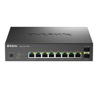D-LINK Smart+ L2+ 8 ports 2.5 GbE PoE 1-2/60W - 3-8/30W and 2 ports 10 GbE SFP+ - Budget PoE 120 W