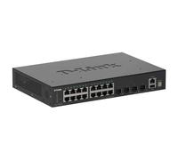 D-Link Commutateur intelligent SmartPro DGS-1530-20 – 16 x 10/100/1000 + 4 x 10Gb SFP+ – Bureau/Rack