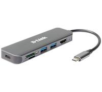 Hub Multiport USB-C® (USB 3.1) D-Link DUB-2327 6 ports anthracite