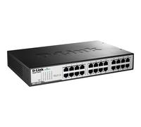D-LINK SWITCH 24 PORTS 10/100/1000 MBPS RACKABLE - NON MANAGEABLE