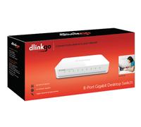 D-Link GO-SW-8G/E commutateur réseau Non-géré Gigabit Ethernet (10/100/1000) Blanc