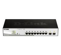 D-Link Web Smart DGS-1210-08P - Commutateur - Géré - 8 X 10/100/1000 (POE) + 2 X