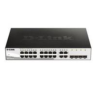 D-Link Web Smart DGS-1210-16 - Commutateur - Géré - 16 x 10/100/1000 + 4 x SFP partagé - de bureau G