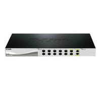 Web Smart DXS-1210-12SC - Commutateur - Géré - 10 x 10 Gigabit SFP+ + 2 x combo 10 gigabits SFP+ - de bureau, Montable sur rack