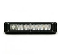 D-lite Éclairage Exterieur avec Detecteur de Mouvement pour Camping Car, Éclairage LED 12V pour Auvent, Blanc Froid 6500K, 720LM, Noir, IP66 Étanche, Lampe LED de Porche pour Caravane, Fourgon