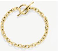 D.Louise D. Louise D. Louise Gold Tone Waterproof Cuban T Bar Bracelet