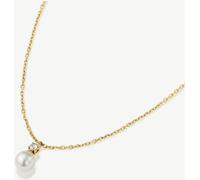D.Louise D. Louise D. Louise Gold Tone Waterproof Pearl Drop Necklace