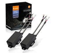 D-Lumina Ampoule H1/H3 LED Décodeur Résistance,Erreur Canbus Avertissement Canceller et Anti Scintillement Adaptateur，D'avertissement Condensateurs Annulateurs (2 Pièces)
