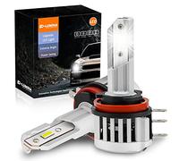 D-Lumina Ampoule H15 LED,80W,12000LM,6500K Blanc Super Lumineux Feux de Route et Feux de Circulation Diurnes, Remplacement des Ampoules LED de Voiture Anti Erreur,3 Fois la luminosité,2 Paquet