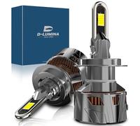 D-Lumina Ampoule H7 LED Canbus 170W 39000LM, 6500K Blanc Froid 600%, Plug and Play Dimension 1:1, Kit de Conversion pour Phares Halogènes de Voiture, 2 pièces