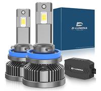 D-Lumina Ampoule H8/H11 LED Voiture Anti Erreur Canbus 120W 22000LM Auto Car Lampe Feux Conversion Ampoule Light 6000K - 2 Ans de Garantie，2 pièces