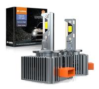 D-Lumina Ampoules LED D3S,120W 20000LM 6500K Blanc Extrêmement Lumineux pour Phares de Voiture,Anti Erreur Canbus,Remplace les Ampoules Xénon HID OEM Plug and Play,2 Pièces