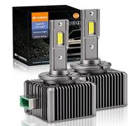 D-Lumina Ampoules LED D3S D3R D3C,70W 16000lm 6500K Blanc brillant Xenon, Kit de Conversion de Lampe de Remplacement HID,Paquet de 2
