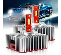 D-Lumina Ampoules LED D5S,70W 16000lm 6500K Blanc brillant Xenon, Kit de Conversion de Lampe de Remplacement HID,Paquet de 2