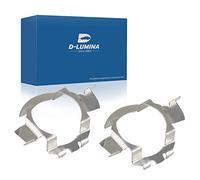 D-Lumina H7 Ampoule LED Support Adaptateur H7 Retainers Clik Base Socket Fit pour BMW MB VW Golf Audi, Pack de 2 H7 Adaptateur Holders