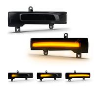 D-Lumina Lot de 2 clignotants dynamiques LED pour rétroviseur latéral, clignotants séquentiels, compatibles avec Mitsubishi Outlander 2013-2020, Mitsubishi Lancer 2016
