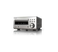 D-M41 Dab Argent/Bois - Micro-Chaîne Hi-FI 2 x 30 Watts avec Lecteur CD/CD-R/CD-RW, Tuner FM/Dab/Dab+ et Bluetooth