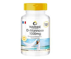 D-Mannose 1000mg - dosage élevé - végétalien - 100 comprimés | Warnke Vitalstoffe - Qualité des pharmacies allemandes