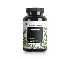 D-Mannose - 180 gélules - 1800mg de D-mannose par dose journalière - végane, dosage optimal, sans additifs indésirables - produit et testé en laboratoire en Allemagne