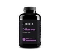 D-Mannose - 180 Gélules - 2000 mg de D-Mannose par Dose Quotidienne, Dosage Elevé, Hautement Biodisponible - 2 Mois d'Approvisionnement - Sans Arômes ni Additifs - 100% Végan