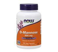 Now Foods D-Mannose 500 mg, 120 capsules