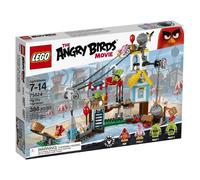 D montage du LEGO Angry Birds 75824 Pig City