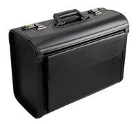 D&N Business Line Mallette Pilote, 46 cm, 29 liters, Noir (Schwarz)