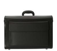 D&N Business Line Mallette Pilote, 51 cm, 36 liters, Noir (Schwarz)