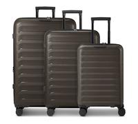 d&n Toronto 4 roulettes Set de valises 3 pièces avec soufflet d'extension gris