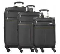 D&N Ensemble de bagages gris, Taille One Size