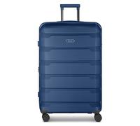 d&n South Dakota 4 roulettes Trolley L 76 cm avec soufflet d'extension bleu